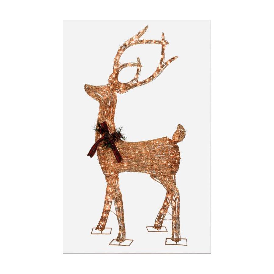 Holiday Living 5ft Christmas Grapevine Deer with 200Lights at Lowes.com