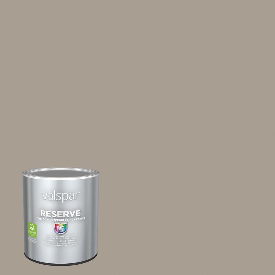 Valspar Reserve Flat Smoked Oyster 60051c Interior Paint (1Quart) in