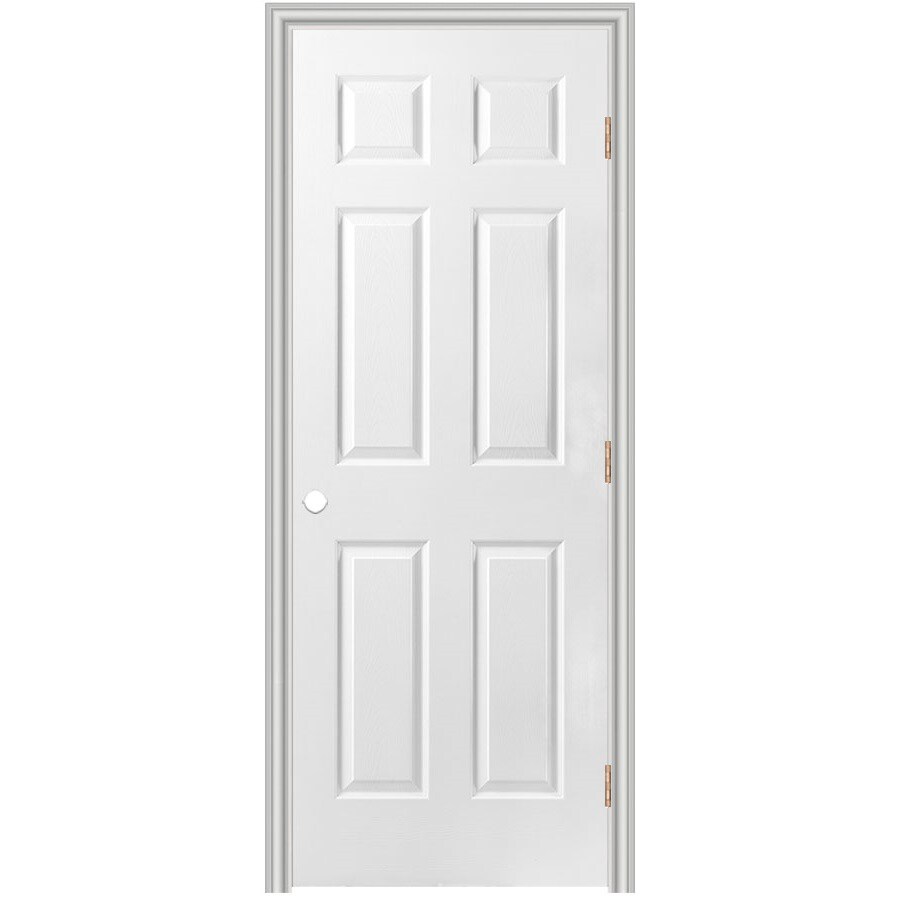 Reliabilt Classics 6 Panel Single Prehung Interior Door Common