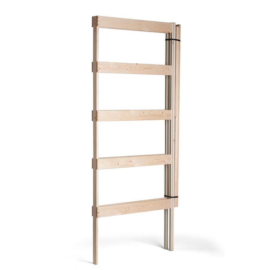 ReliaBilt 28in x 80in Wood and Steel Pocket Door Frame in the Pocket