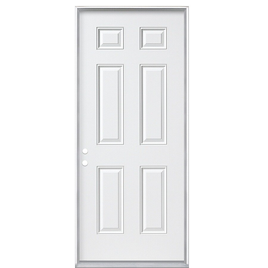 Reliabilt 32 W 6 Panel Steel Entry Door Unit Right Hand No