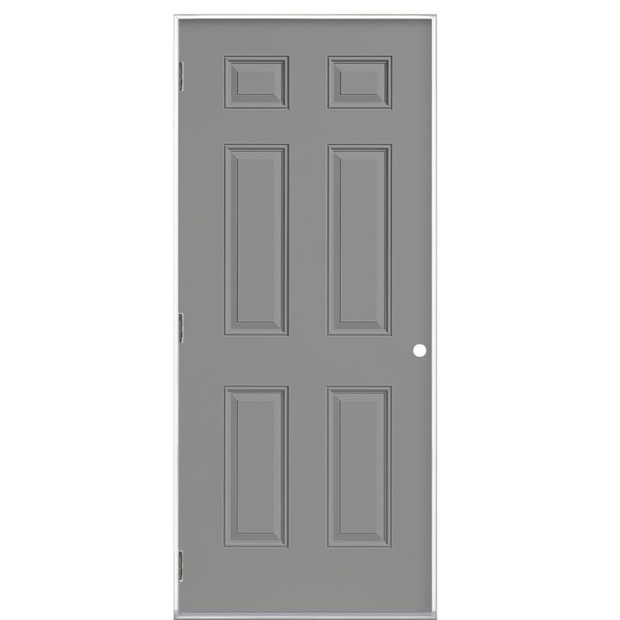 ProSteel 30151078665 36" 6-Panel Steel Entry Door Unit Right Hand