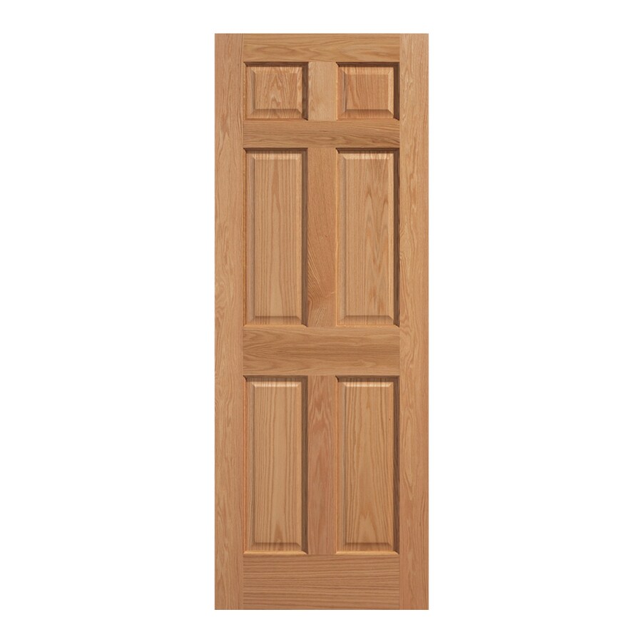 Masonite Classics 6-panel Pine Single Prehung Interior Door (Common: 24 ...