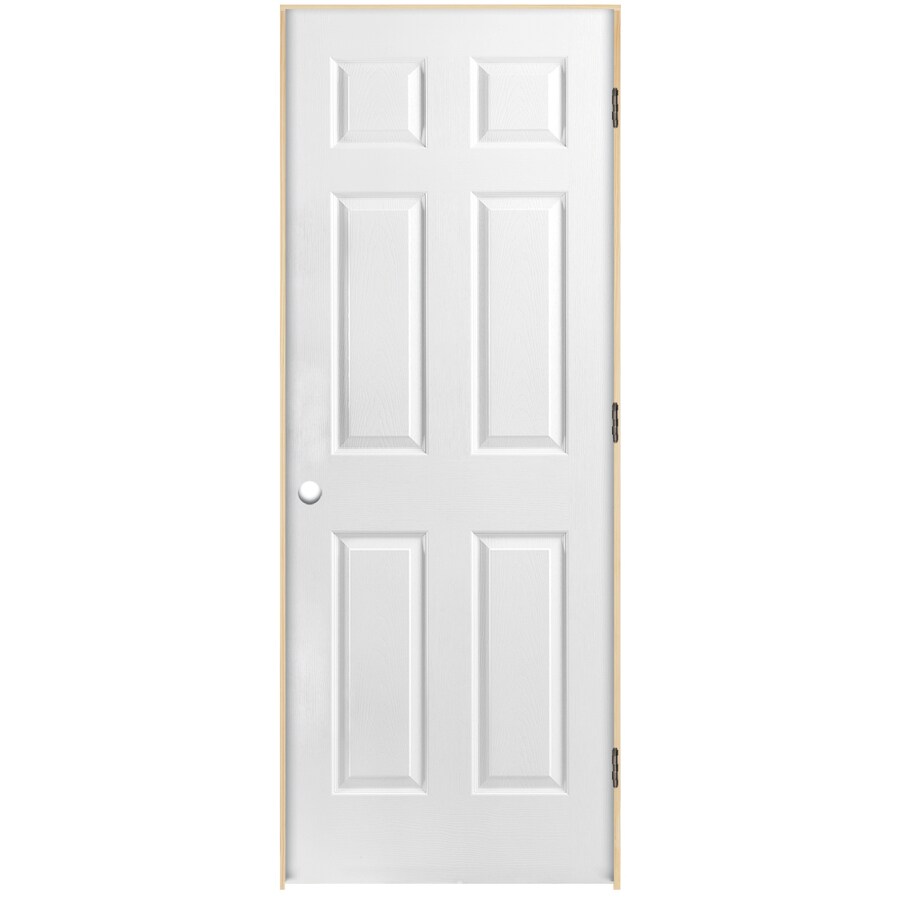 Classics 6 Panel Single Prehung Interior Door Common 30 In X 80 In Actual 31 5 In X 81 5 In