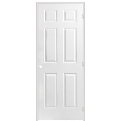 ReliaBilt Pre-hung Doors 24-in x 78-in 6-Panel Hollow Core Primed ...