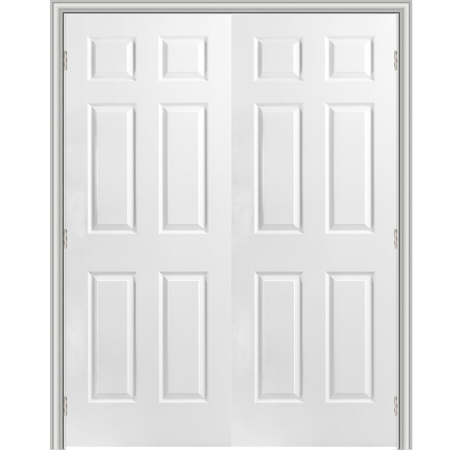 Reliabilt Prehung Hollow Core 6 Panel Interior Door Common 48 In