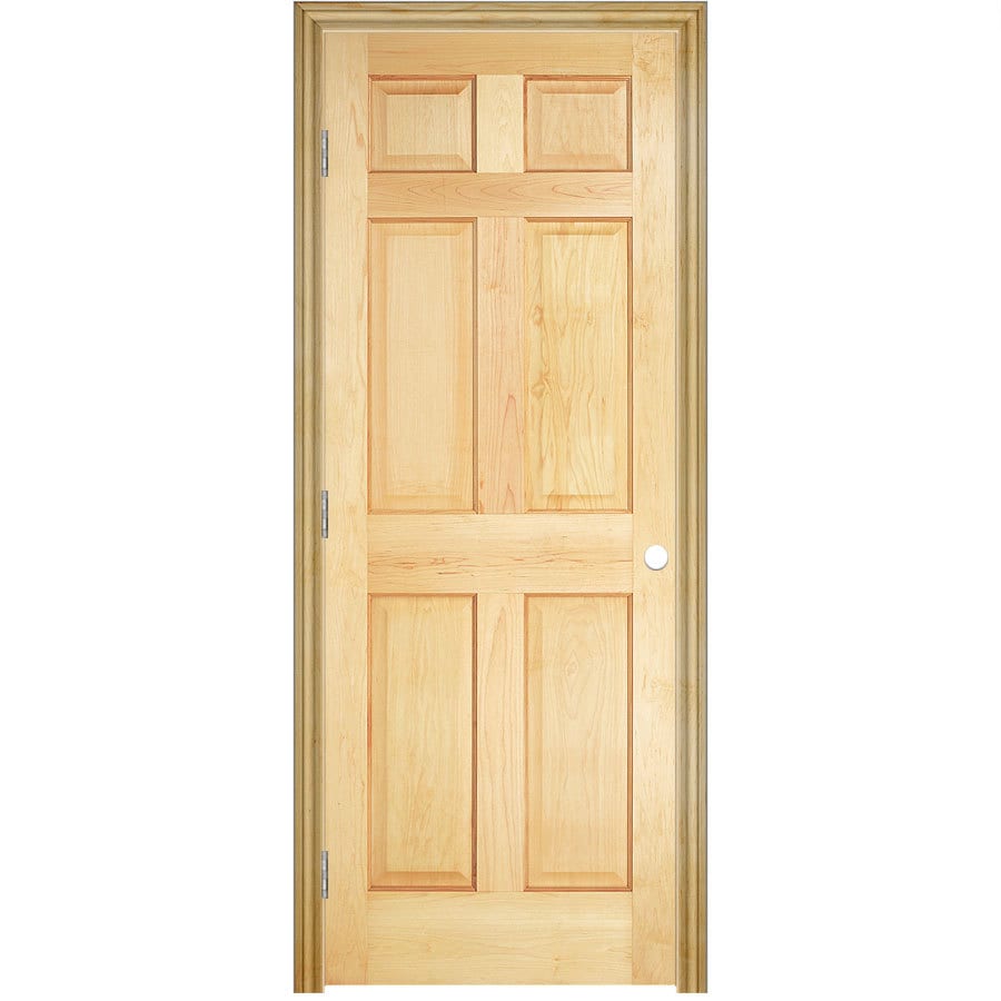 ReliaBilt Prehung Solid Core 6-Panel Pine Interior Door (Common: 24-in 24 X 78 Prehung Interior Door