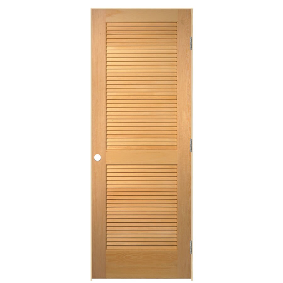 Reliabilt Prehung Solid Core Full Louver Pine Interior Door