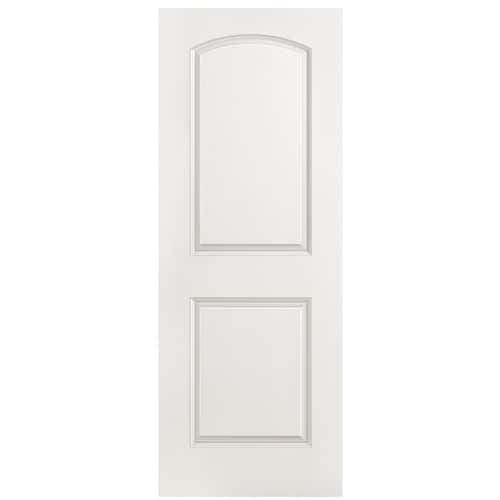 Masonite Roman (Primed) 2-Panel Round Top Hollow Core ...