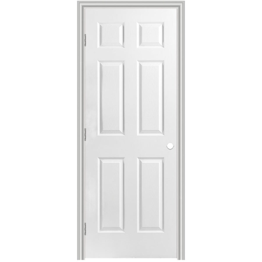 Masonite Traditional Primed 6 Panel Hollow Core Molded