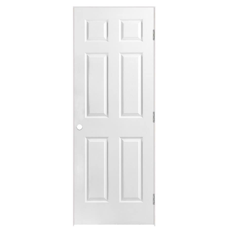 Masonite Traditional Primed 6 Panel Solid Core Molded Composite