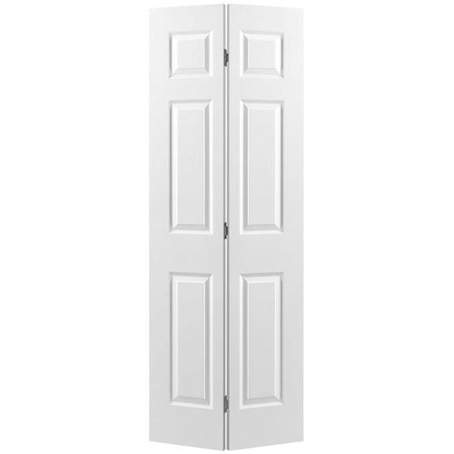 Masonite Traditional Primed 6 Panel Molded Composite Bifold Door