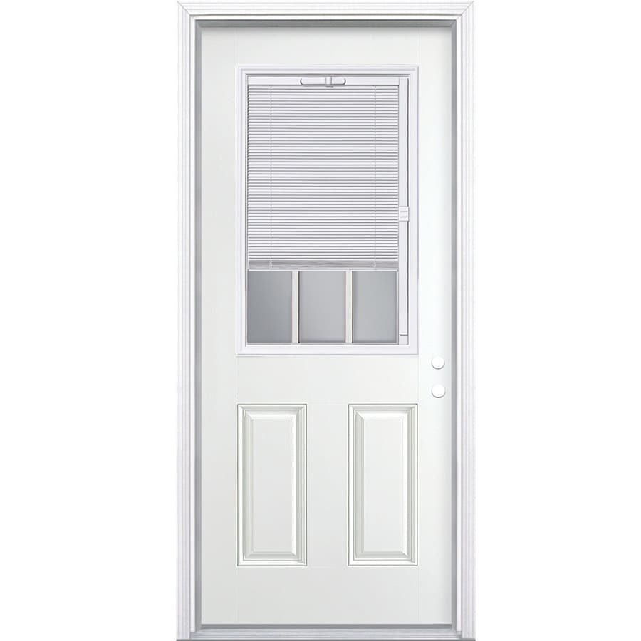 Masonite Half Lite Blinds And Grilles Between The Glass Left Hand