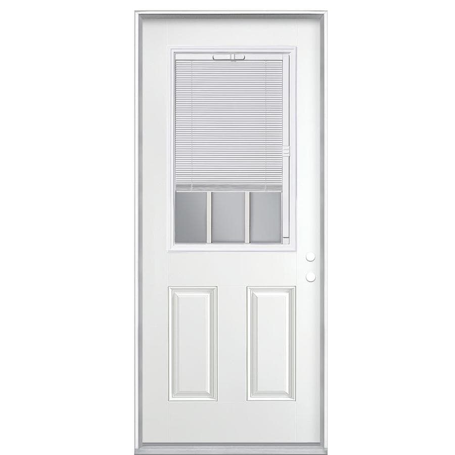 Masonite Half Lite Blinds And Grilles Between The Glass Right Hand