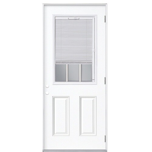 Masonite 36in x 80in Steel Half Lite LeftHand Outswing