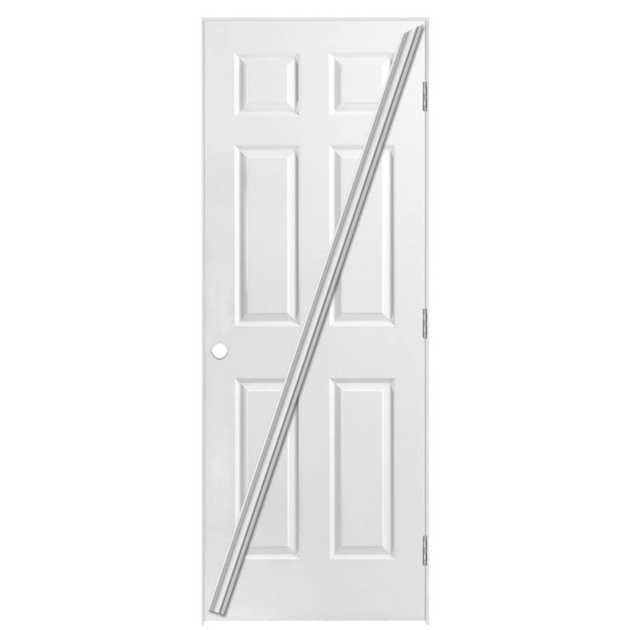 Masonite Traditional Primed 6 Panel Solid Core Molded Composite
