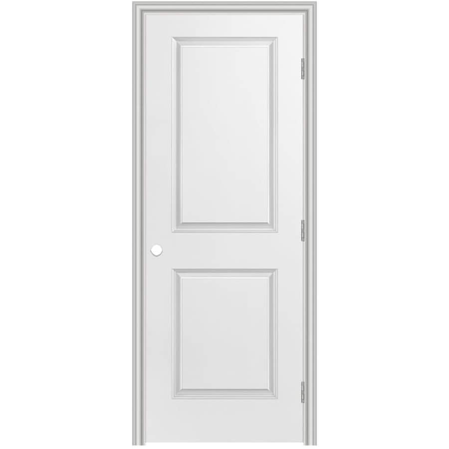 Masonite Traditional 9-in x 9-in 9-Panel Square Hollow Core Primed Molded Composite Left Hand Inswing/Outswing Single Prehung Interior Door Masonite Traditional 9-in x 9-in 9-Panel Square Hollow Core Primed Molded Composite Left Hand Inswing/Outswing Single Prehung Interior Door