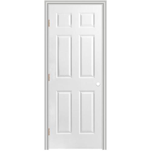Masonite 30-in x 80-in Left-Hand Inswing Primed Steel Prehung Entry ...