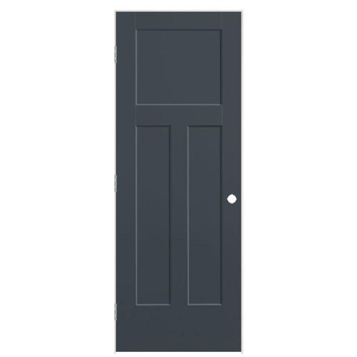Masonite Winslow Slate 3Panel Craftsman Hollow Core Molded Composite