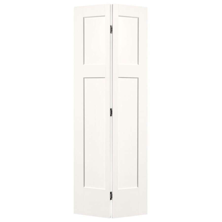 Bifold Door White Bifold Sliding Closet Doors At Lowes Com