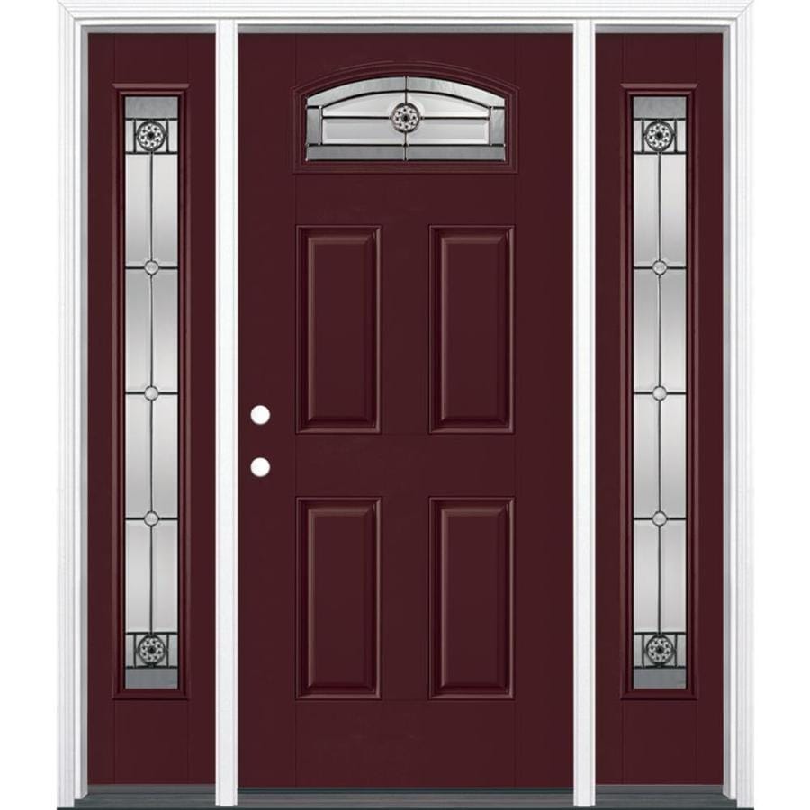 Masonite Elan 1 4 Lite Decorative Glass Right Hand Inswing Currant