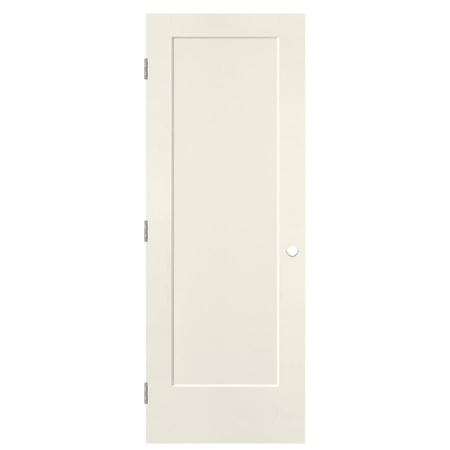 Masonite Lincoln Park Moonglow 1-Panel Square Hollow Core Molded Composite Pre-Hung Door (Common: 32-in x 80-in; Actual: 33.5-in x 81.5-in)