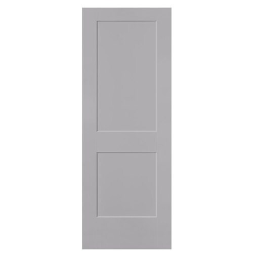 Masonite Logan 36in x 80in Driftwood 2Panel Square Hollow Core