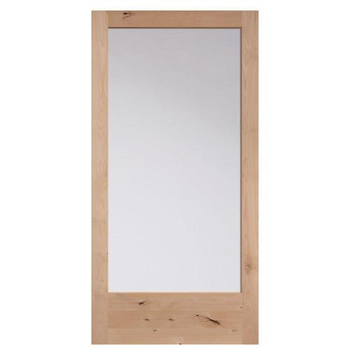 Masonite Traditional 42in x 84in Natural Clear Glass Unfinished