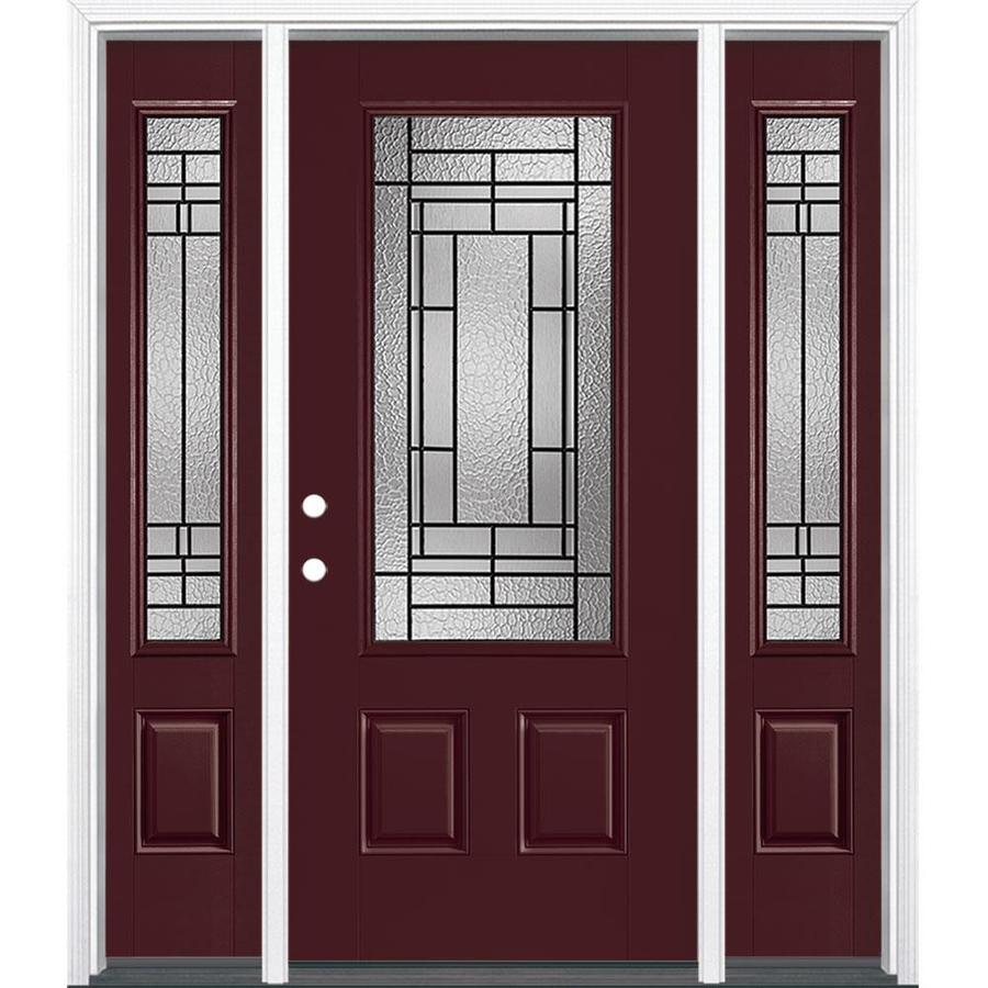 Masonite Pembrook 3/4 Lite Decorative Glass RightHand Inswing Currant