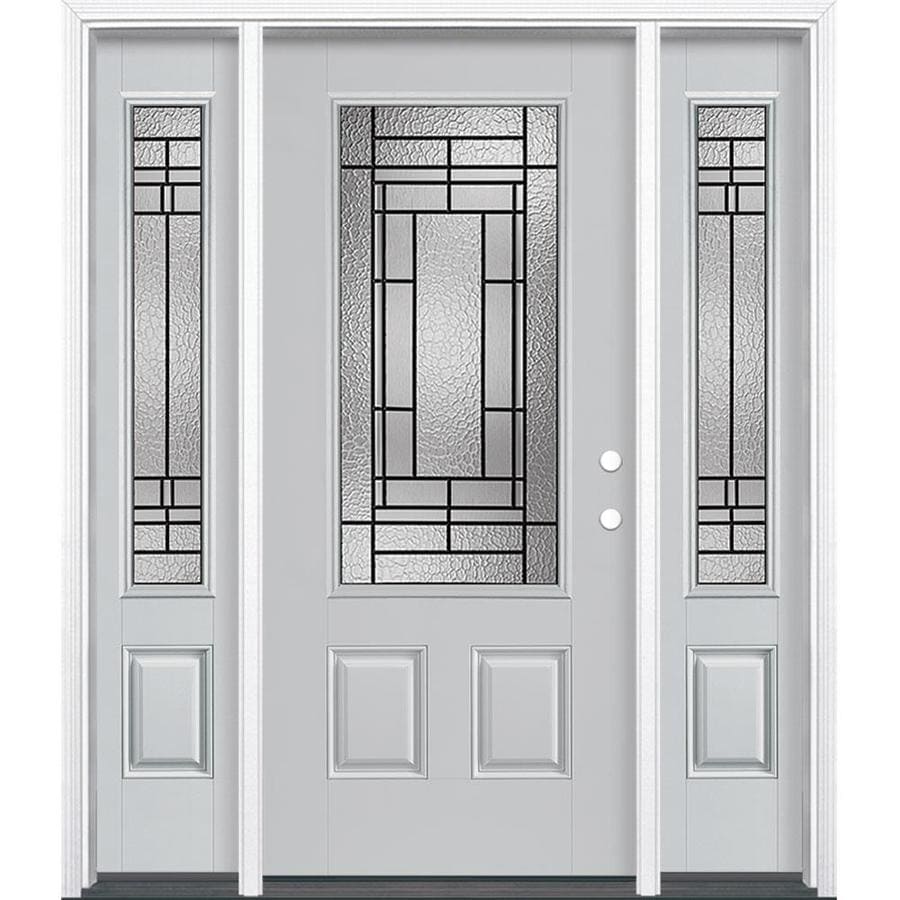 Masonite Pembrook 3 4 Lite Decorative Glass Left Hand Inswing