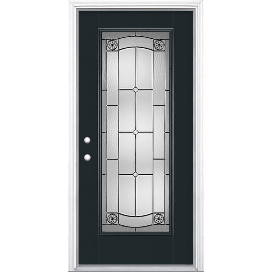 Masonite Elan Full Lite Decorative Glass Right Hand Inswing