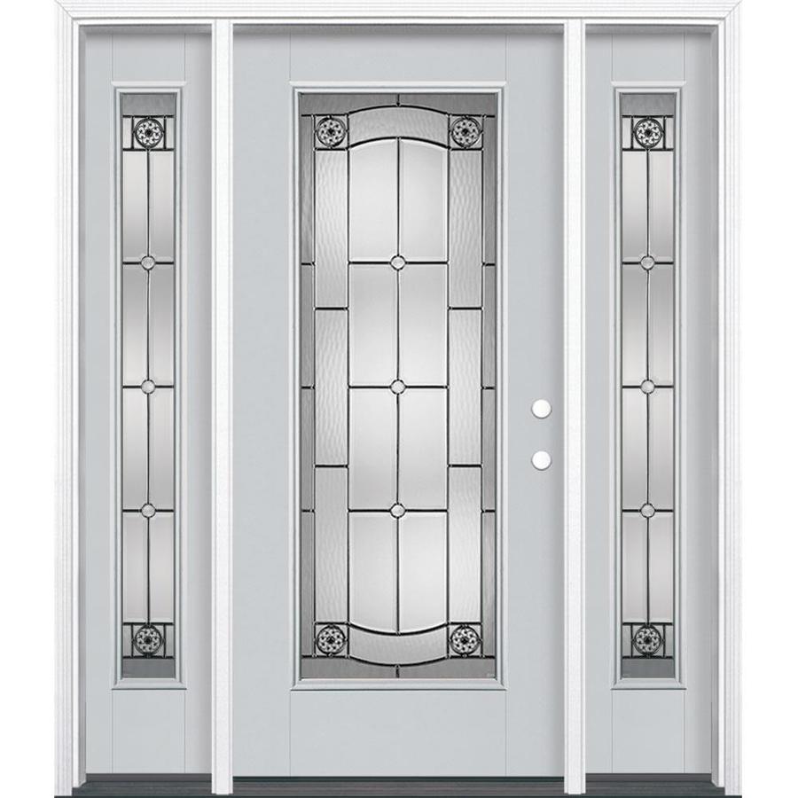 Masonite Elan Full Lite Decorative Glass Left Hand Inswing