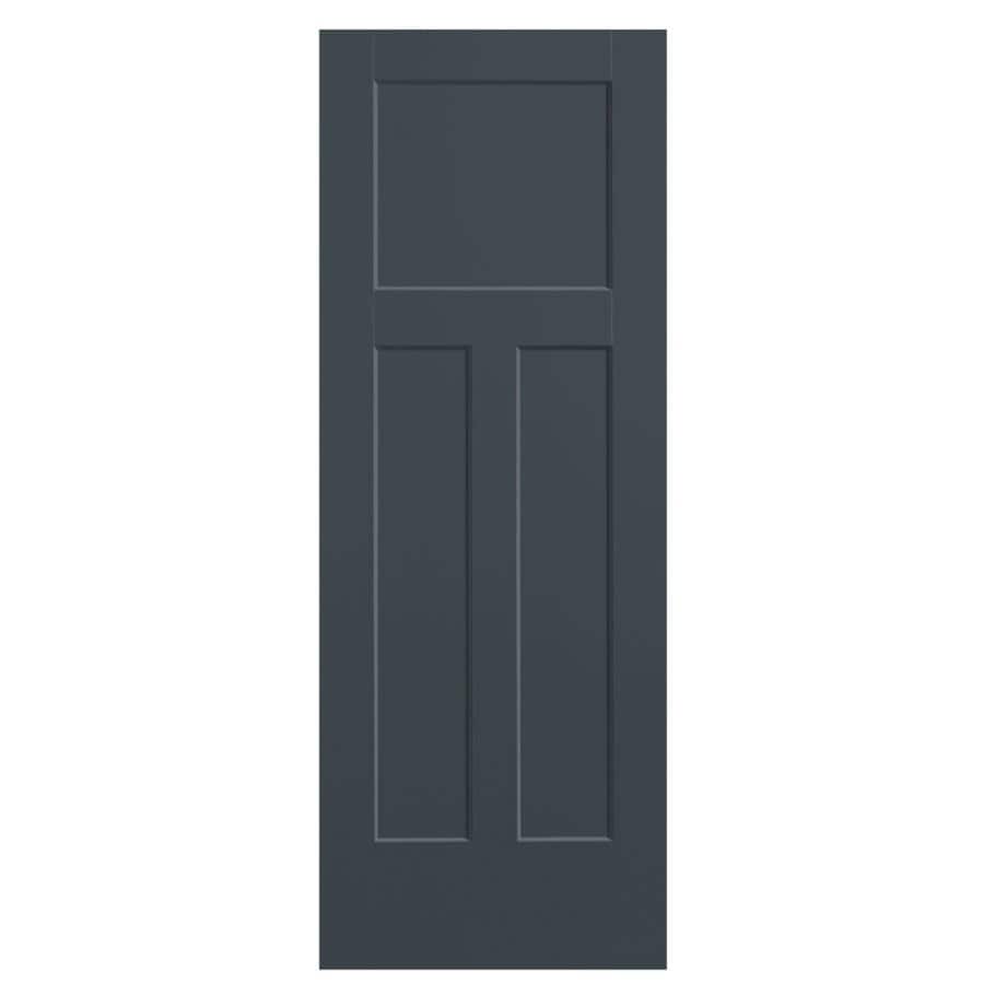 Masonite Slab Doors Slate 3Panel Craftsman Solid Core Molded Composite Slab Door 28in