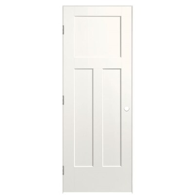 Masonite Pre Hung Doors White 3 Panel Craftsman Solid Core