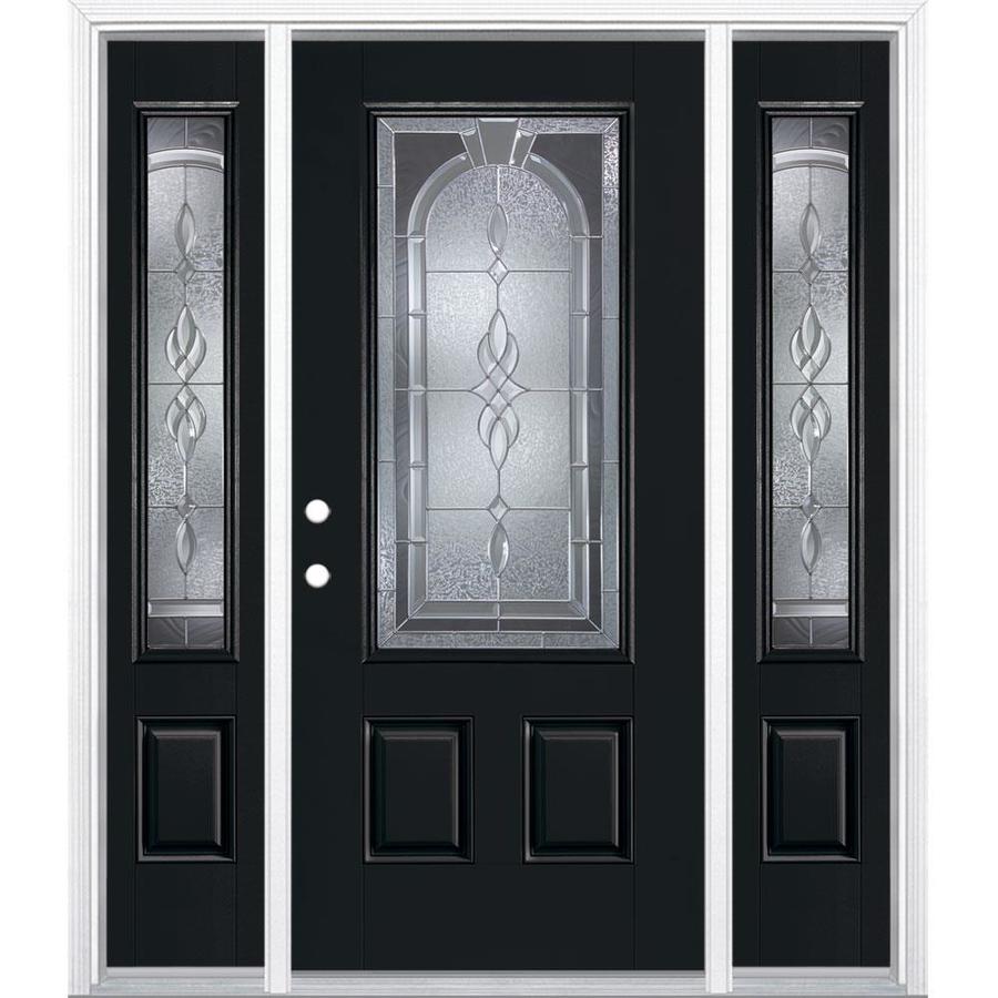 Masonite Hampton 3 4 Lite Decorative Glass Right Hand Inswing