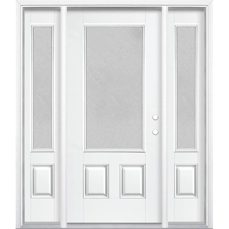 Masonite Microgranite 3 4 Lite Textured Glass Left Hand Inswing