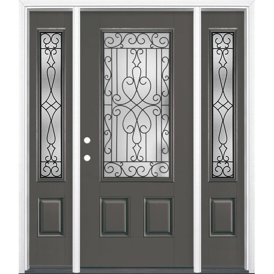 Masonite Wyngate 3 4 Lite Decorative Glass Right Hand Inswing