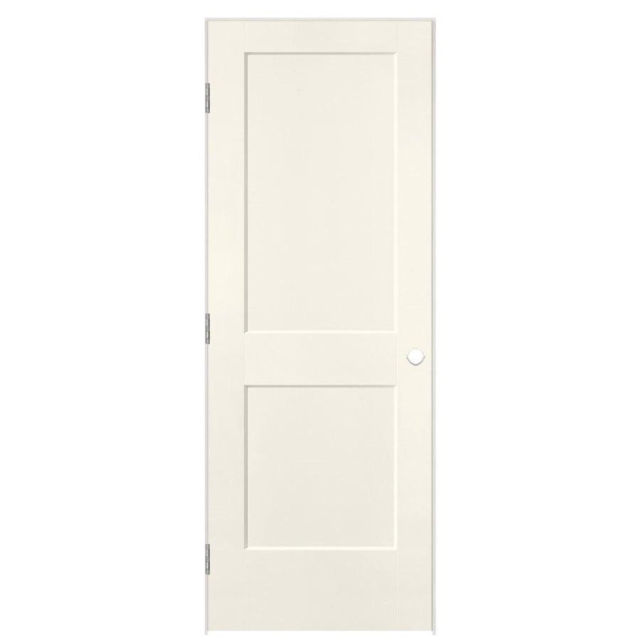 Masonite Logan Moonglow 2-Panel Square Solid Core Molded Composite Pre ...