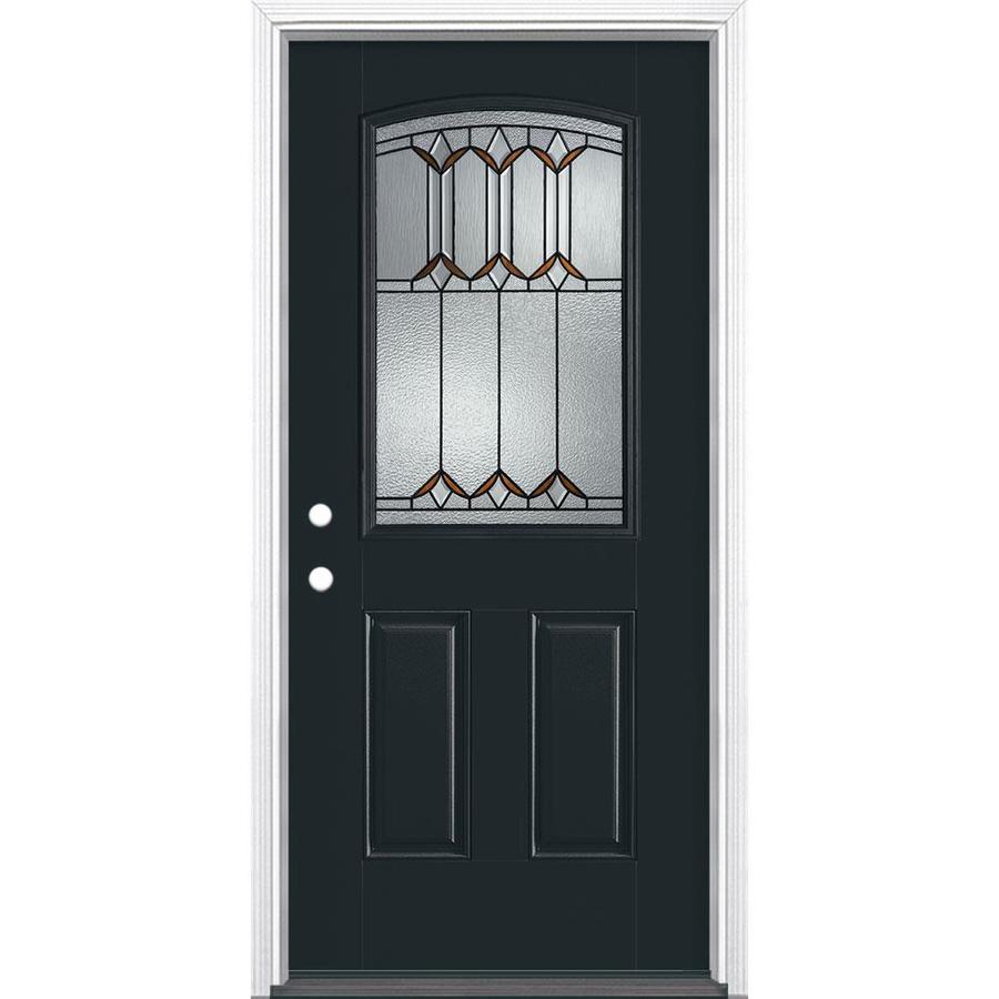 Masonite Park Hill Half Lite Decorative Glass Right Hand Inswing