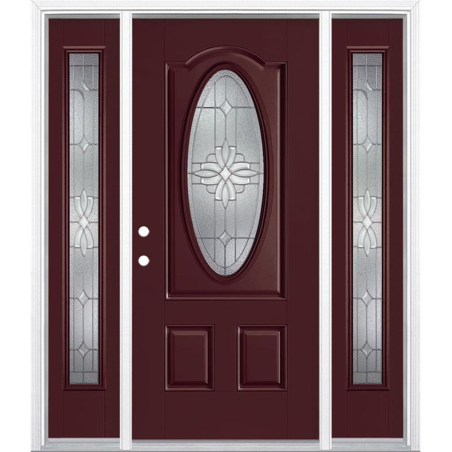 Masonite Laurel Oval Lite Decorative Glass RightHand