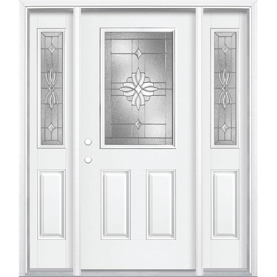 Masonite Laurel Half Lite Decorative Glass Right Hand Inswing