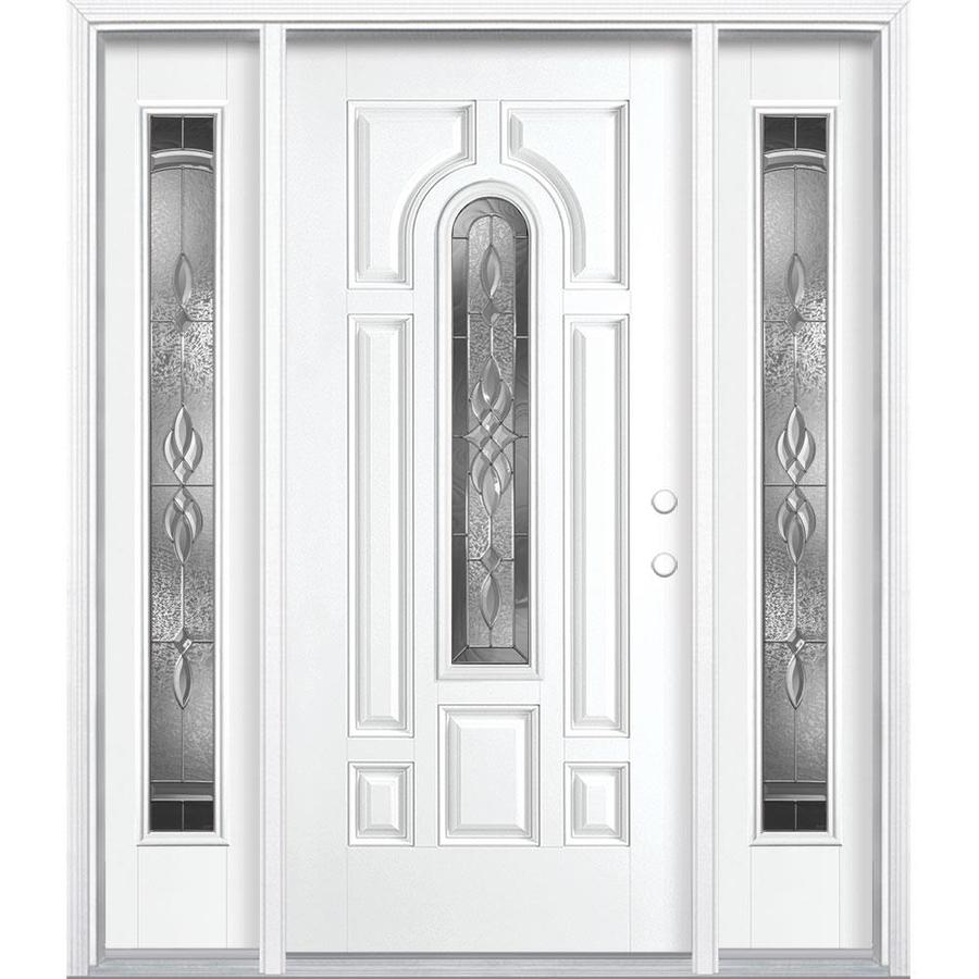 Masonite Hampton Center Arch Lite Decorative Glass Left Hand
