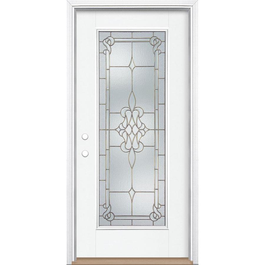 Masonite Stately Full Lite Decorative Glass Right Hand Inswing