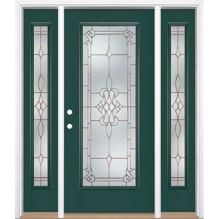 Masonite Stately Full Lite Decorative Glass Right Hand