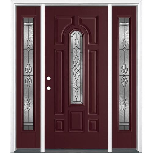 Masonite Hampton 64in x 80in Fiberglass Center Arch Lite