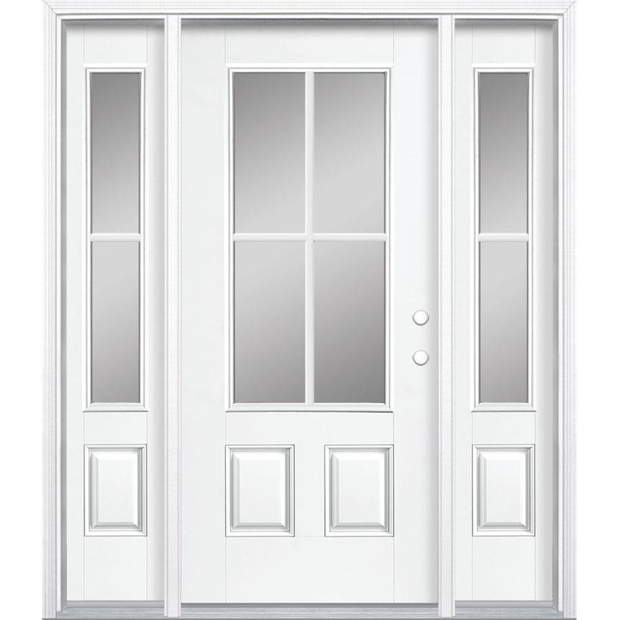 Masonite 3 4 Lite Simulated Divided Light Left Hand Inswing Modern