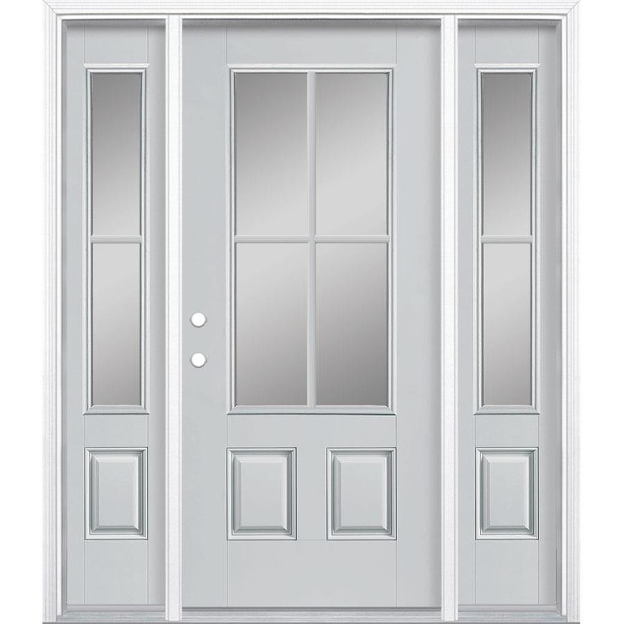 Masonite 3/4 Lite Simulated Divided Light RightHand Inswing Infinity