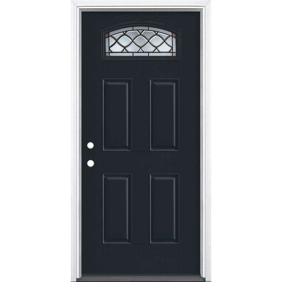 Masonite Sheldon 1 4 Lite Decorative Glass Right Hand
