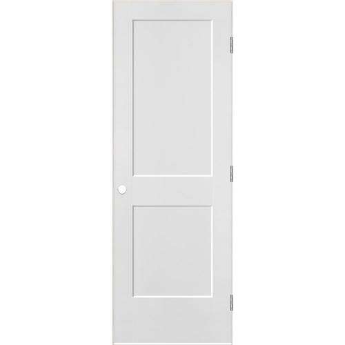 Masonite Logan Primed White 2-Panel Square Hollow Core Molded Composite ...