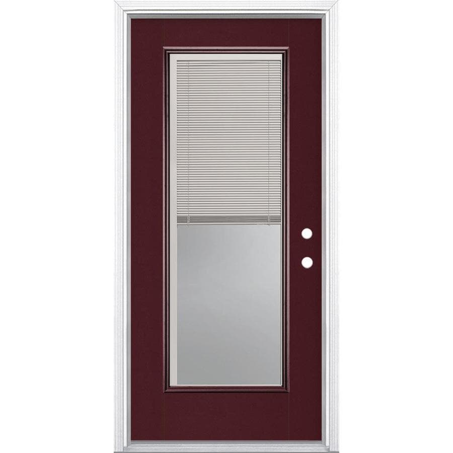 Masonite Full Lite Blinds Between The Glass LeftHand Inswing Currant